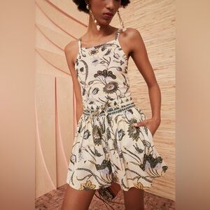 Ulla Johnson Rowan Short in Lemonbalm - 4